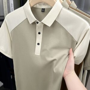 Men's Short Sleeve Raglan Panel Shirt