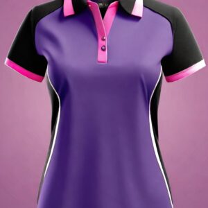 Women's Color-Block Polo Shirt