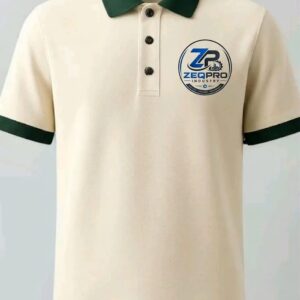 Men's Two-Tone Short Sleeve Pique Shirt