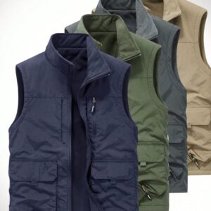 Men's Multi-Pocket Utility Vest