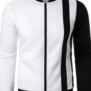 Men's Casual Color-Block Jacket