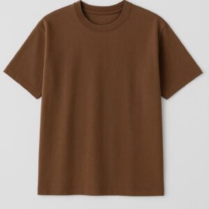 Chocolate Brown Crewneck T-Shirt