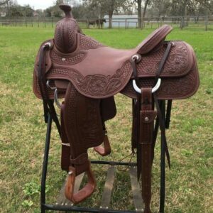 Western Ranch Roping Saddle