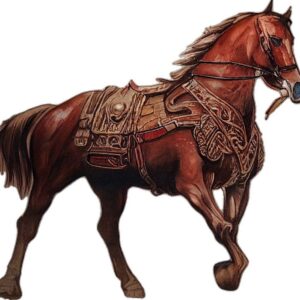 Fantasy Leather Horse Armor