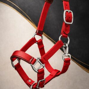 Nylon Leather Horse Halter
