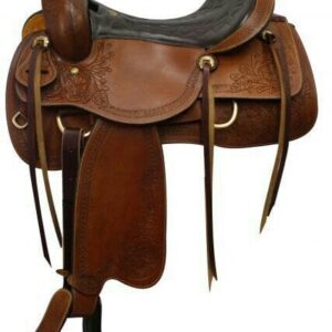 Western Leather Trail Saddle